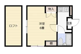 ジュネパレス習志野第9【1階】の間取り