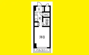 1Kの間取り画像