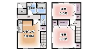 アクアリッチ【1階】の間取り