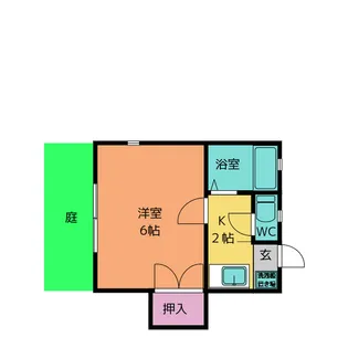 グリーンヒルズ【1階】の間取り