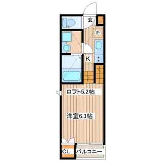 アベリア【1階】の間取り