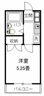 ロジュマン岡部【1階】の間取り