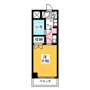 ラディーナ滝山【3階】の間取り