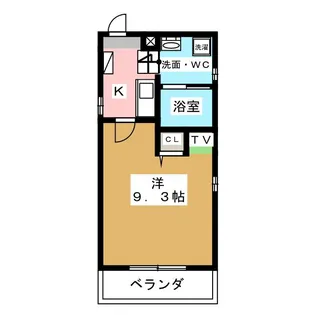 フォルテ黒川【3階】の間取り