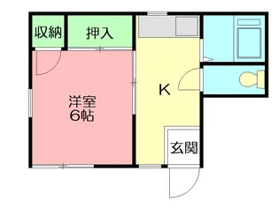 柳川ハイツ【2階】の間取り