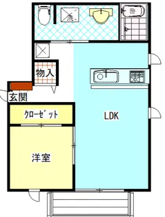 ヴィラージュ【1階】の間取り