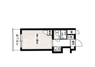 ウインベルソロ蒲田【3階】の間取り
