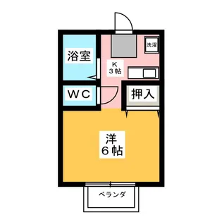 セジュール熱田【1階】の間取り