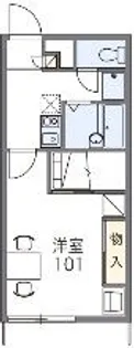 1Kの間取り画像