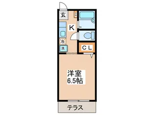 ラルゴ藤井寺【1階】の間取り