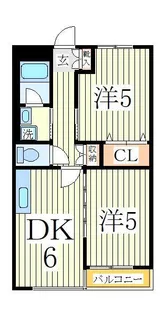 華蓮レジデンス【1階】の間取り