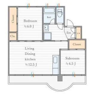 スカイクレスト名川 II【3階】の間取り