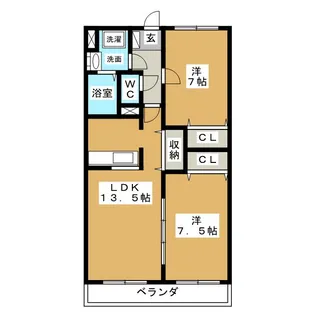 アリカビレッジ【2階】の間取り