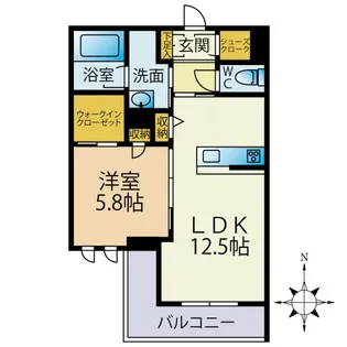 アーバンT【1階】の間取り