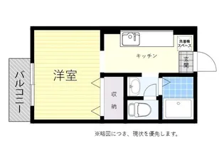 ビーライン麻生【2階】の間取り