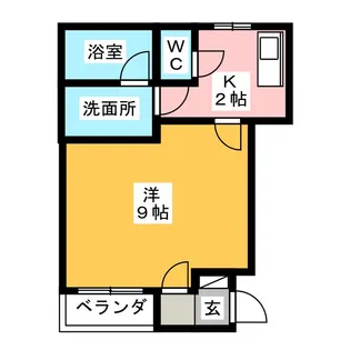 エクレール【1階】の間取り