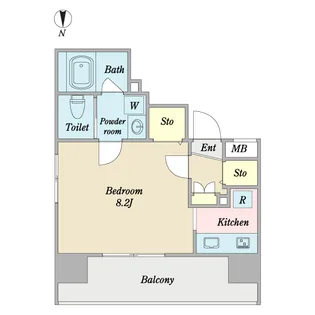 グリーンヒル松戸【4階】の間取り