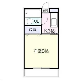 加納ビルB棟【3階】の間取り