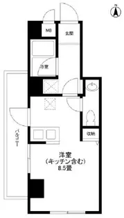 Stella SENDAIZAKA【3階】の間取り