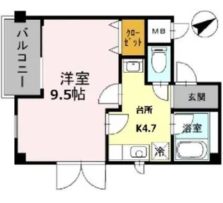 ベルエポック【3階】の間取り