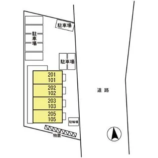 アフロディア【2階】の地図