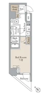 グランカーサ東中野【5階】の間取り