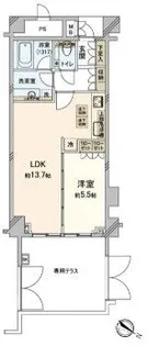 パークハウス高田馬場公園アーバンス【1階】の間取り