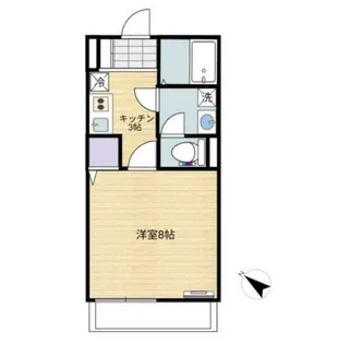 Belle Sweet II号館【1階】の間取り