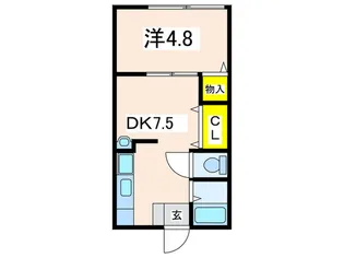 Sメゾン【2階】の間取り