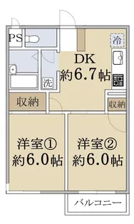 リビエール鶴見【5階】の間取り