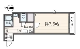 コリーヌ横浜【2階】の間取り