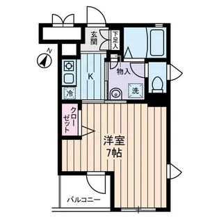 東京都北区志茂4【マンション】の間取り