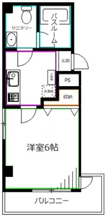 東京都中野区白鷺2【マンション】の間取り