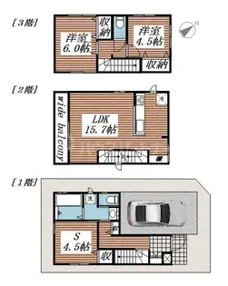 千葉県市川市大洲1【一戸建】の間取り