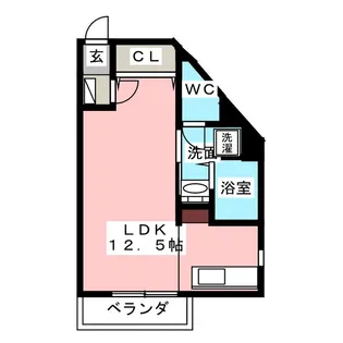 リベルテ ナチュール【3階】の間取り