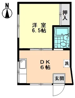 白銀荘【1階】の間取り