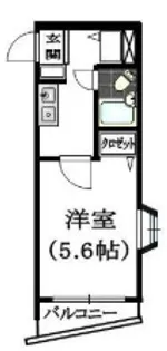 ジョイフル日野第2【2階】の間取り
