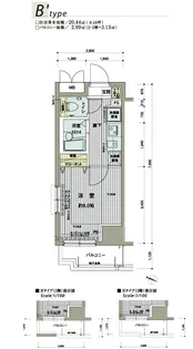 1Kの間取り画像