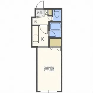ノースコート18【4階】の間取り
