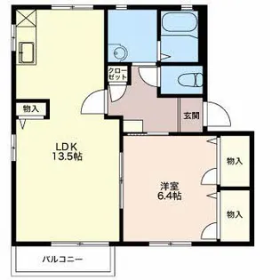 新潟県燕市佐渡【アパート】の間取り
