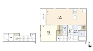 リーブルファイン三郷高州 1号棟【2階】の間取り