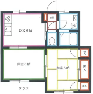 クラーレm.s.【1階】の間取り