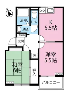 ジェルエープラザ【3階】の間取り