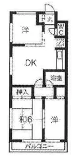 第五光マンション【2階】の間取り