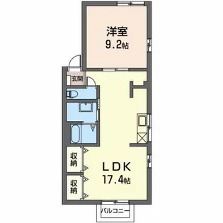 アークプラザ A【1階】の間取り