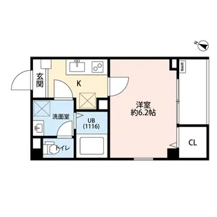 グリシーヌメゾンII【1階】の間取り