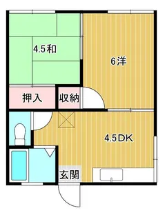 スカイガーデン【1階】の間取り