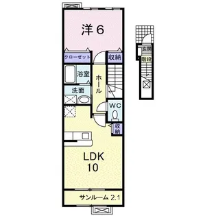カルム.Sの間取り