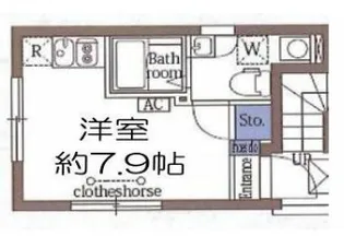 東京都足立区千住河原町【マンション】の間取り