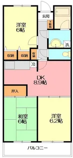 パンセ・チェリー【1階】の間取り